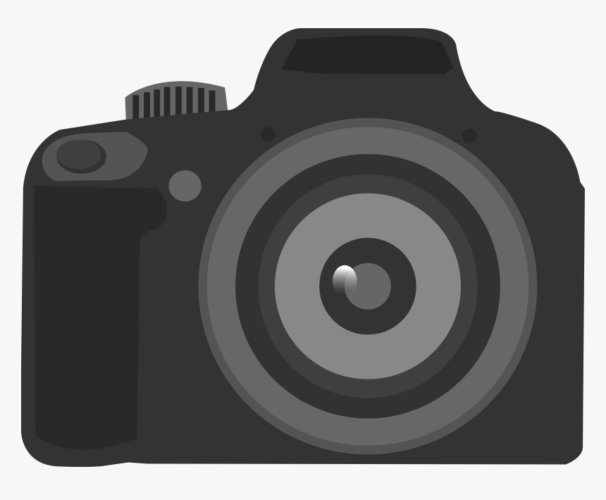 Slr Camera Clip Arts - Canon Dslr Camera Vector, HD Png Download, Free Download