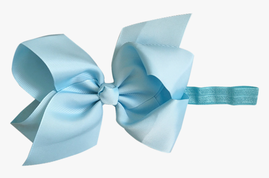 Image Of Powder Blue Big Bow Baby Headband, HD Png Download, Free Download