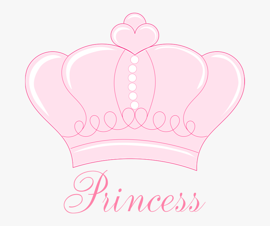 Pink Crown Princess Shower Curtain By Gigglish Png - Illustration, Transparent Png, Free Download