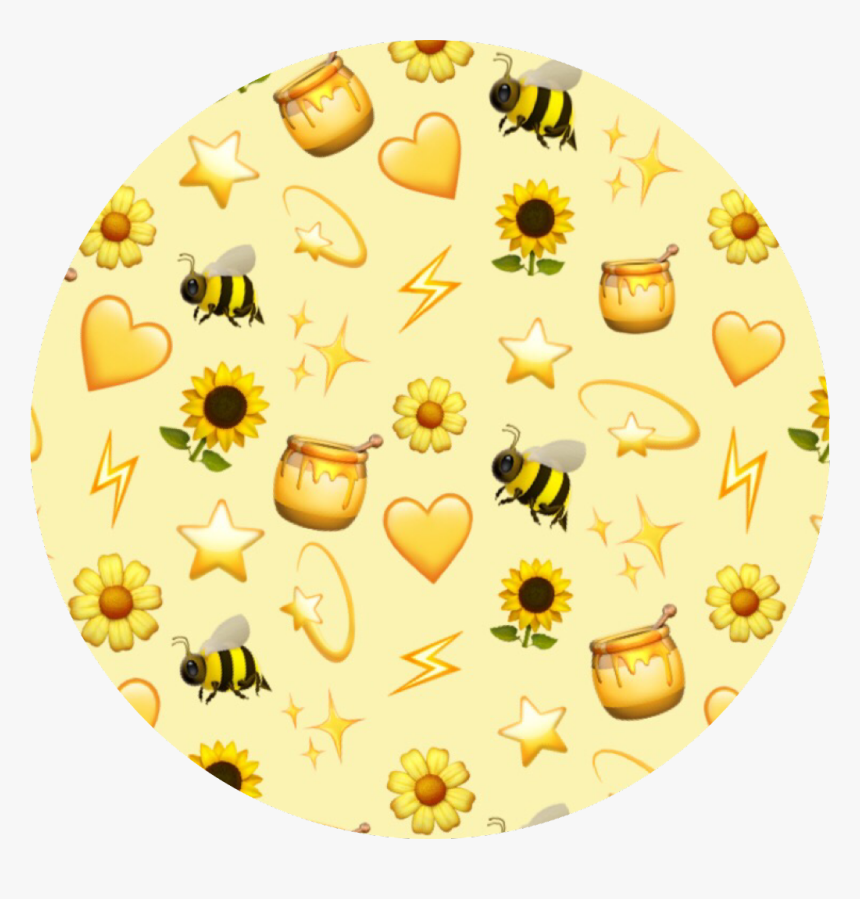 ✨⚡️

#yellow #pattern #patternator #aesthetic #emoji - Bee, HD Png Download, Free Download