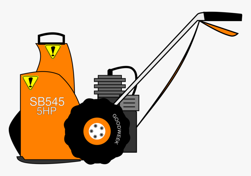 Angle,brand,artwork - Snowblower Clipart, HD Png Download, Free Download