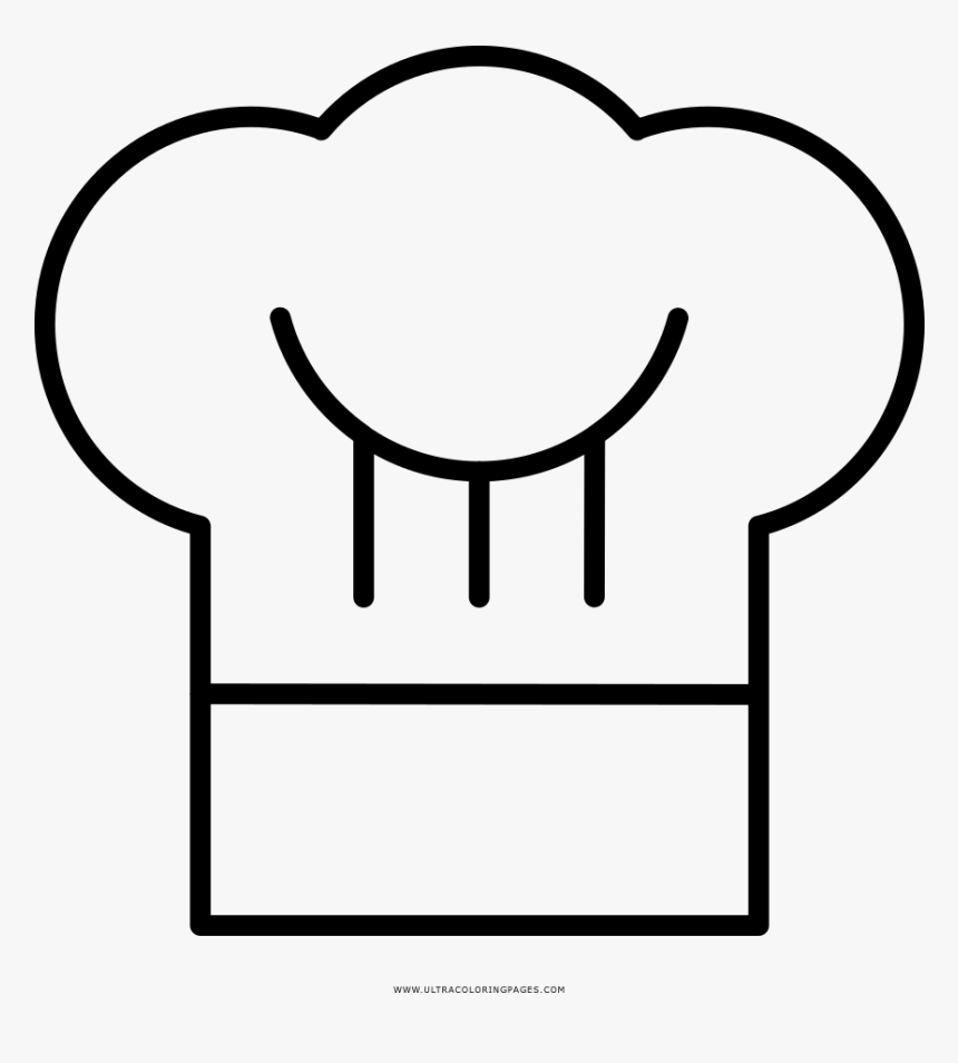 Chap U Chef Drawing - Sombrero Chef Para Dibujar, HD Png Download, Free Download