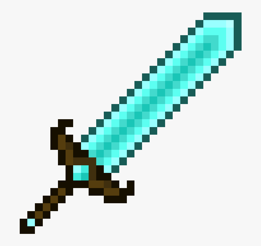 Diamond Sword Minecraft Texture , Png Download - Murder Mystery 2 Pixel, Transparent Png, Free Download