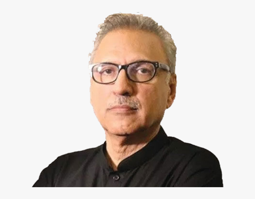 Arif Alvi Pti Picture In Black Dress Without Background - Pakistan President Right Now, HD Png Download, Free Download