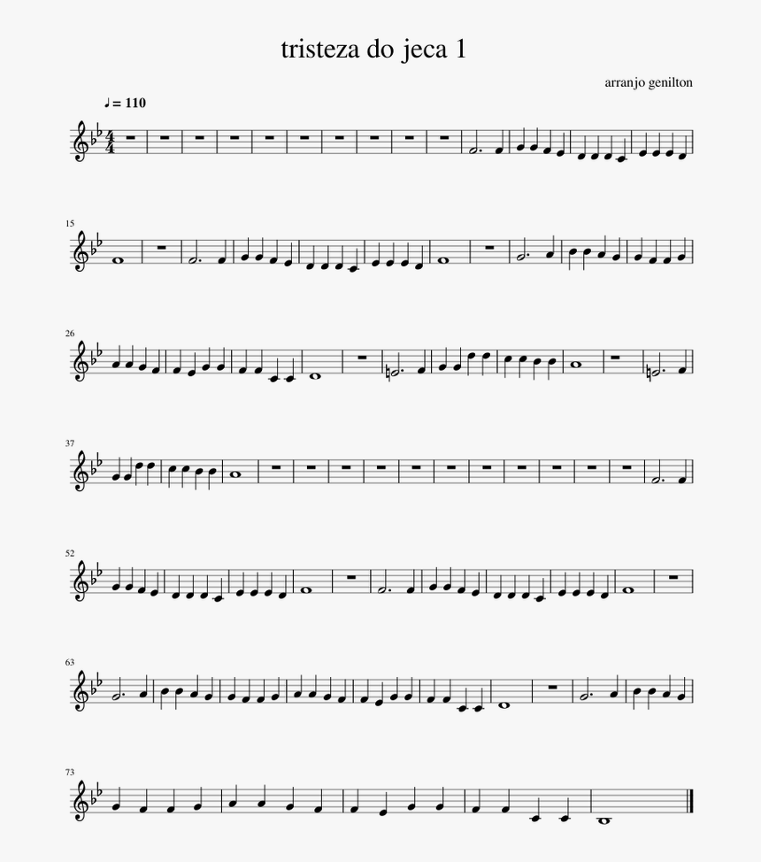 Becalmed Sea Of Thieves Sheet Music - Godzilla Theme On Alto Sax, HD Png Download, Free Download