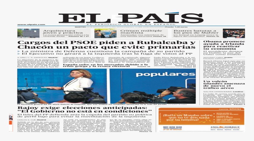 Newspaper - Empobrecimiento Al Internet, HD Png Download, Free Download