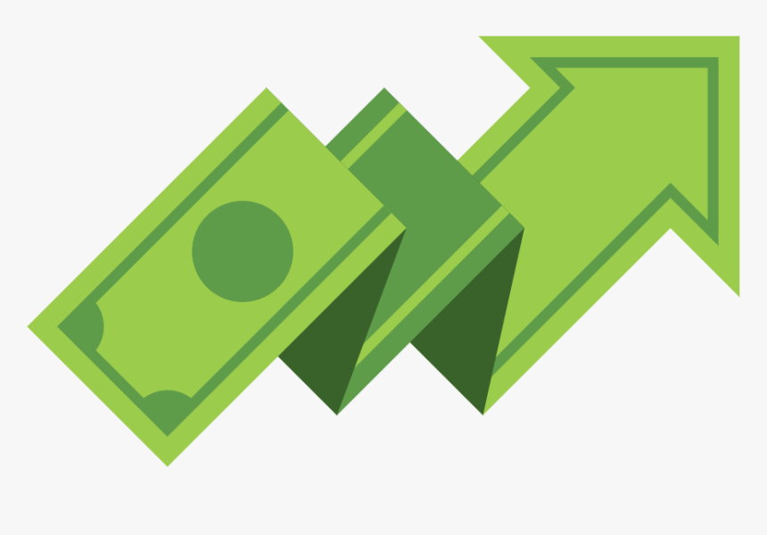 Save More Make More Money Arrow - Money Arrow, HD Png Download, Free Download