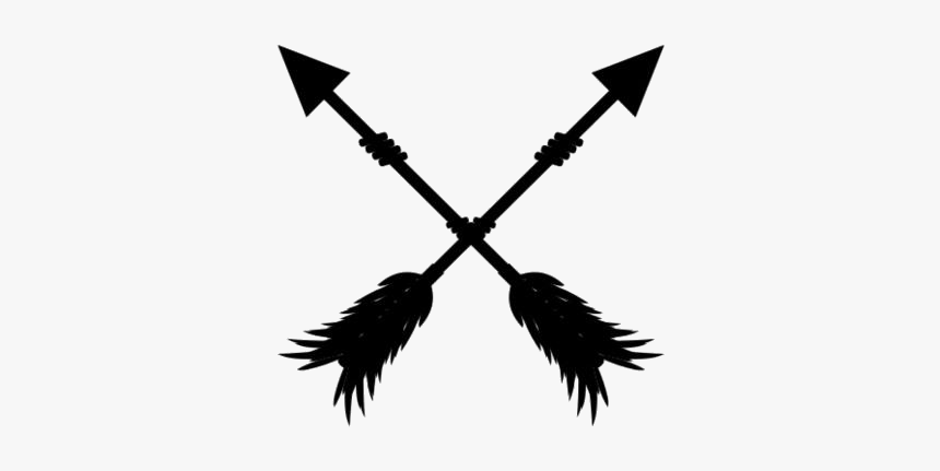 Tribal Arrow Png Transparent Images - Simple Cross Arrow Tattoo, Png Download, Free Download