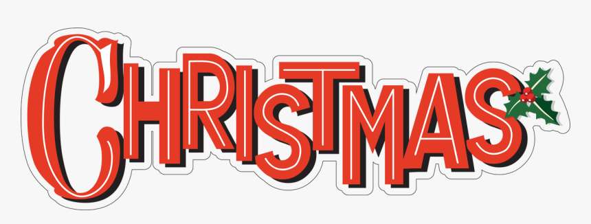 Christmas Word Print & Cut File - Graphic Design, HD Png Download, Free Download