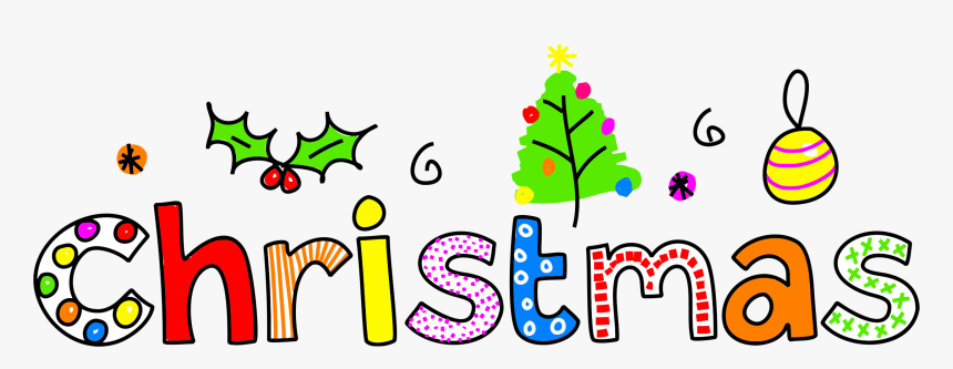 Transparent Merry Christmas Words Png - Christmas For Kids, Png Download, Free Download