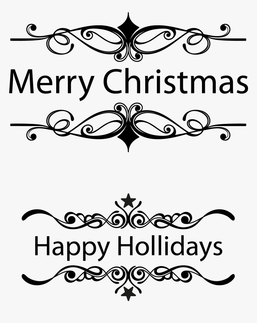 Christmas Word Art Png Holiday Christmas Happiness - 3 Days, Transparent Png, Free Download