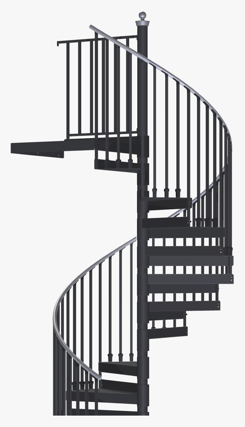 Transparent Stairs Png - Metal Spiral Staircase Outdoor, Png Download, Free Download