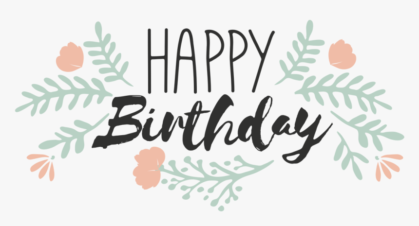 Happy Birthday Word Art - Calligraphy, HD Png Download, Free Download