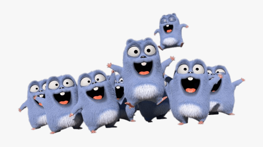 Cheering Lemmings - Grizzy And The Lemmings Png, Transparent Png, Free Download
