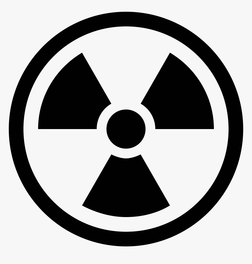 Radiation Radioactive Decay Symbol Computer Icons - Radioactive Symbol Png, Transparent Png, Free Download