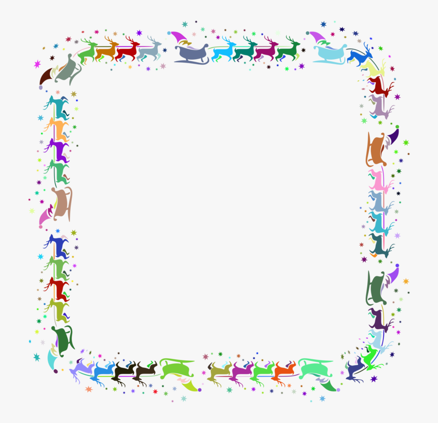 Transparent Butterfly Border Png - Confetti Poppers Border Art, Png Download, Free Download