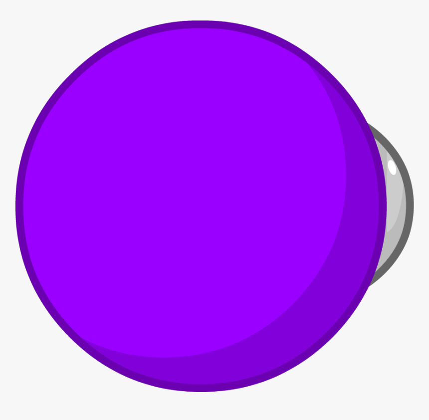 Purple Round Speaker - Bfdi Circle Speaker Box, HD Png Download, Free Download