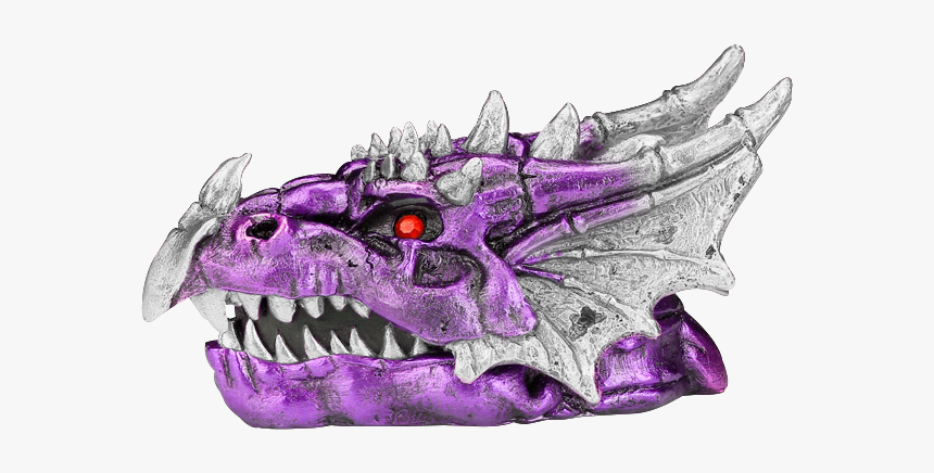 Purple Dragon Head Trinket Box - Skull, HD Png Download, Free Download