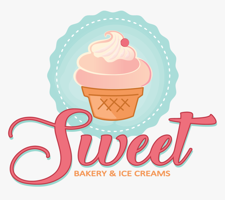 Transparent Ice Cream - Logo Design For Bakery Shop, HD Png Download, Free Download