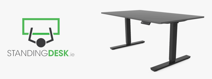 Standing Desk Logo And Motorized Height Adjustable - Folding Table, HD Png Download, Free Download