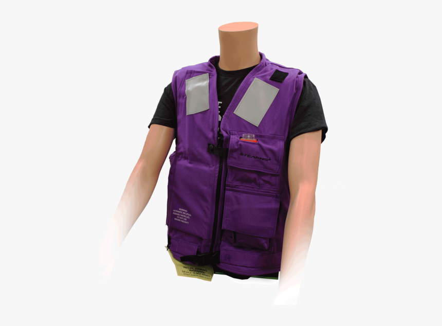 Firefly Waterbug Strobe Marker Lights Life Jacket Purple - Vest, HD Png Download, Free Download