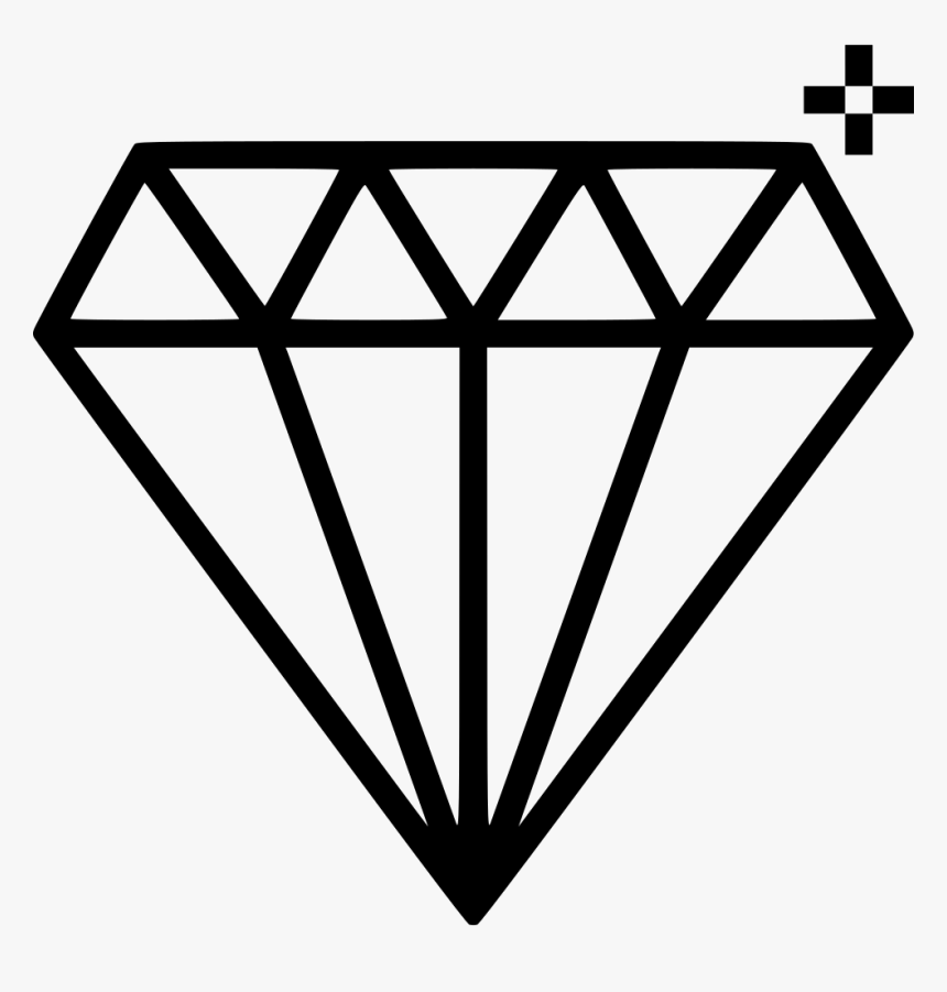 Diamond Shine Premium Quality - Black And White Png Free Diamond Clipart, Transparent Png, Free Download