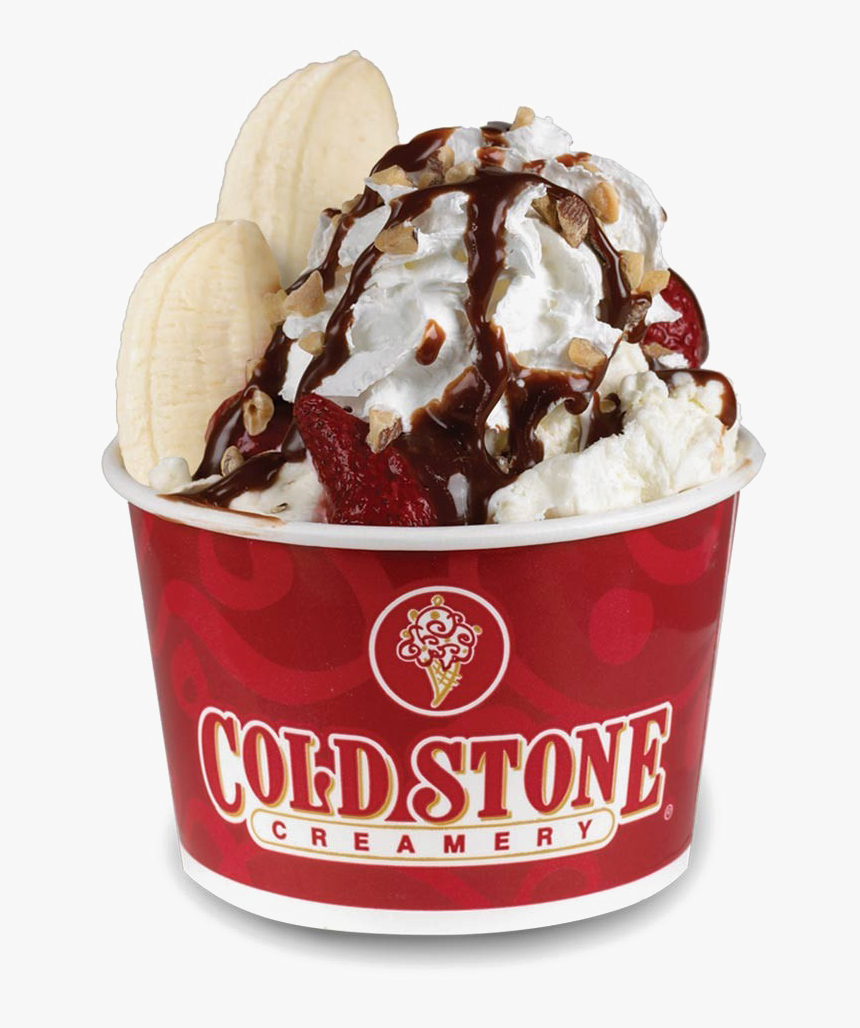 Ice Cream Sundae Png Background Image - Cold Stone Creamery, Transparent Png, Free Download