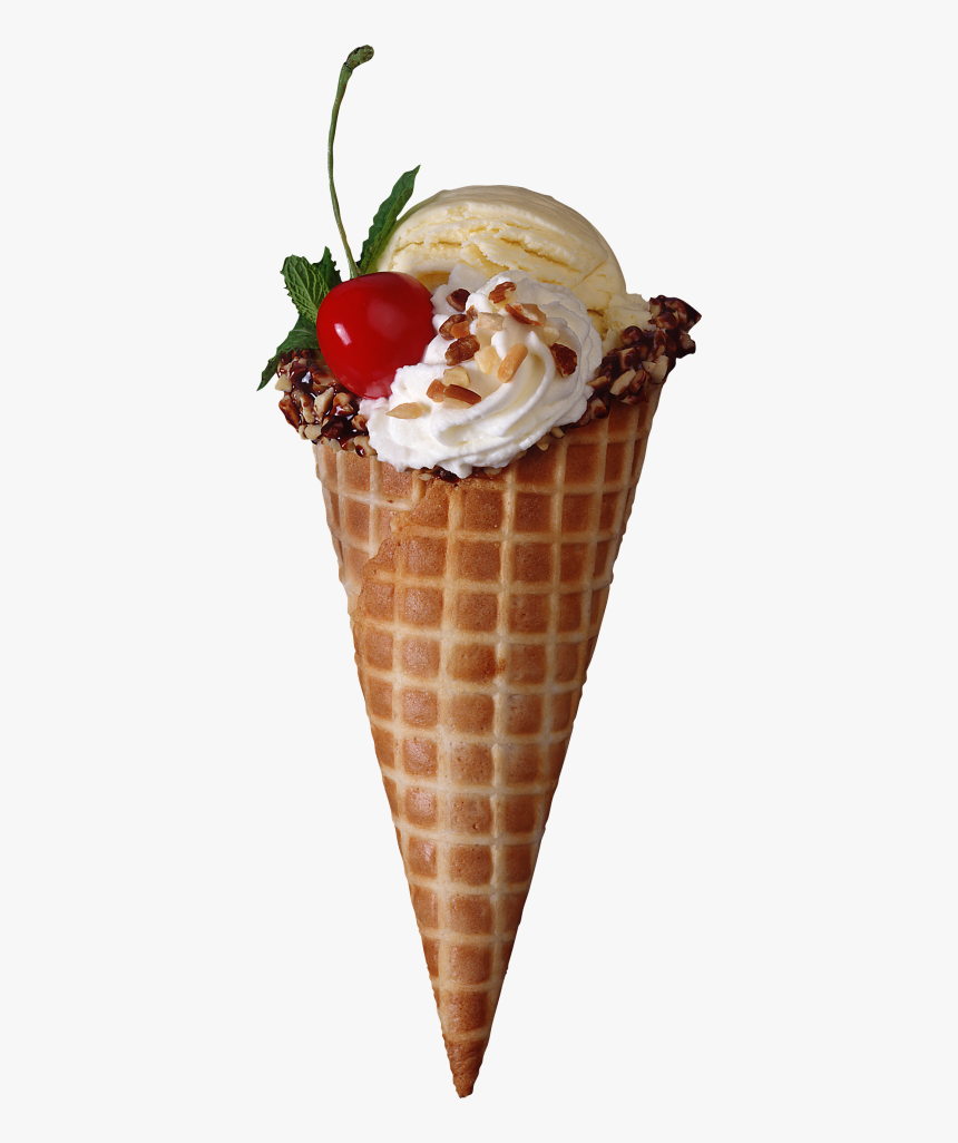 Ice Cream Clipart File - Waffle Ice Cream Png, Transparent Png, Free Download