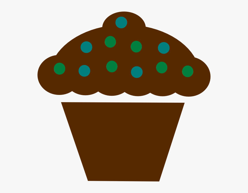 Polka Dot Cupcake Svg Clip Arts - Polka Dot Cupcake Clip Art, HD Png Download, Free Download