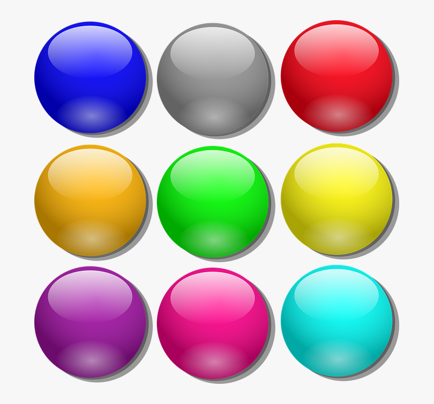 Free Vector Game Marbles Clip Art - Marbles Clip Art, HD Png Download, Free Download