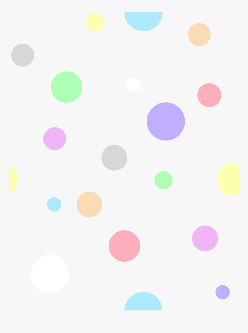 Clipart Polka Dots, In Pastel Colors - White And Green Dots, HD Png Download, Free Download