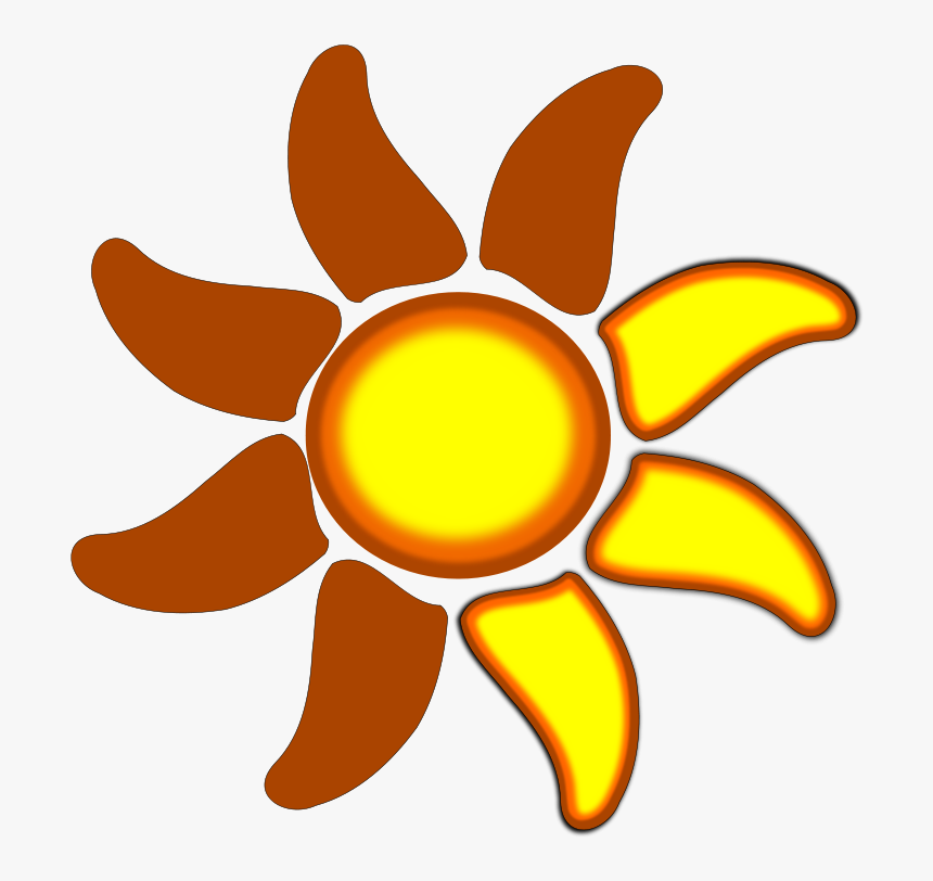 Sum 06 - Sun With 8 Rays, HD Png Download, Free Download