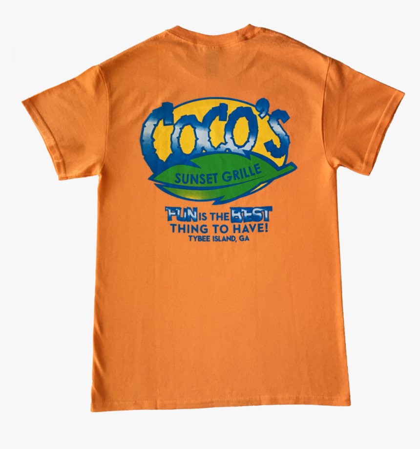 Logo Tshirt Ss Tangerine Back - Active Shirt, HD Png Download, Free Download