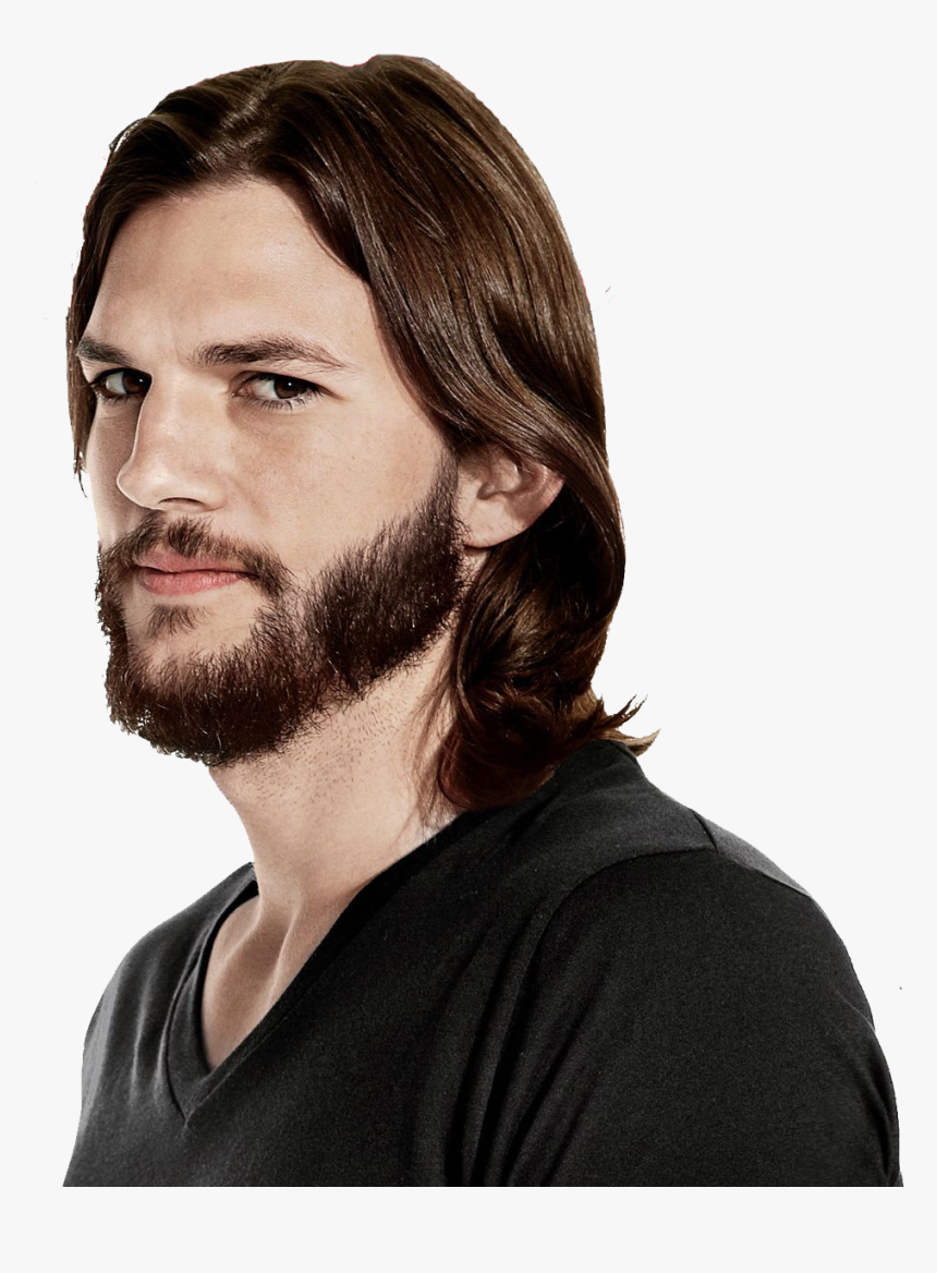 Latest Beard Styles For Long Face - Ashton Kutcher Men's Health, HD Png Download, Free Download