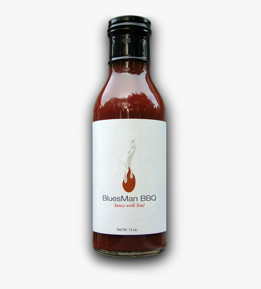 Bluesman Bbq Sauce - Bbq Sauce Bottle Transparent, HD Png Download, Free Download