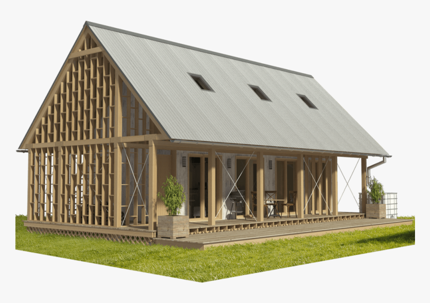 Wood Frame House, HD Png Download, Free Download