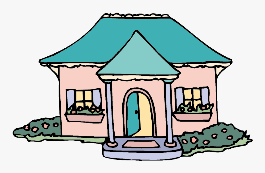 Houses Vector Cartoon Illustration Free Frame Clipart - Адаптация В Детский Сад Презентация, HD Png Download, Free Download