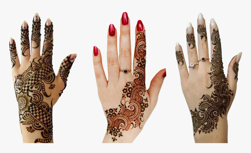 Henna Hand Designs Png, Transparent Png, Free Download