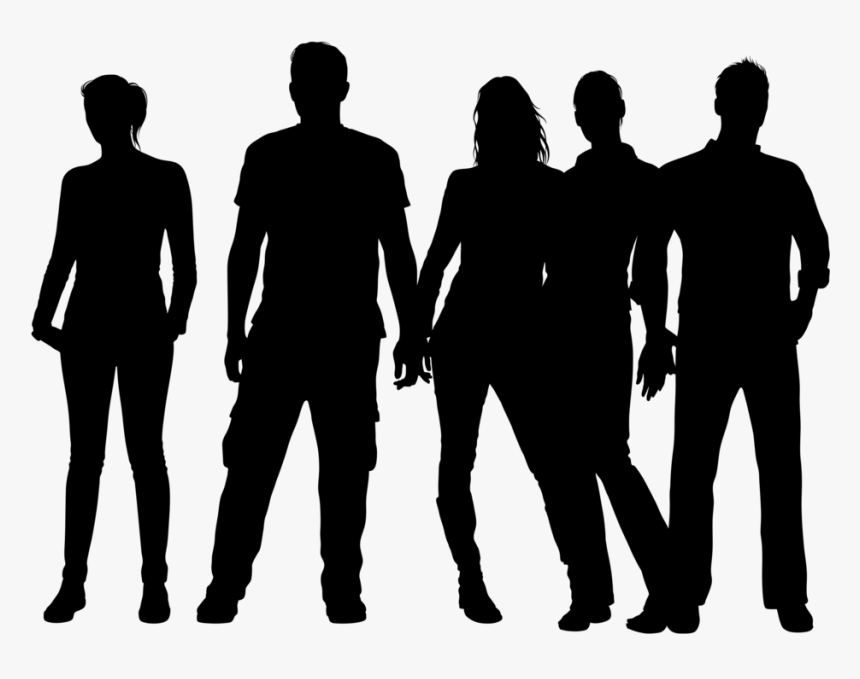 Silhouette,people,social - Adult Png, Transparent Png, Free Download