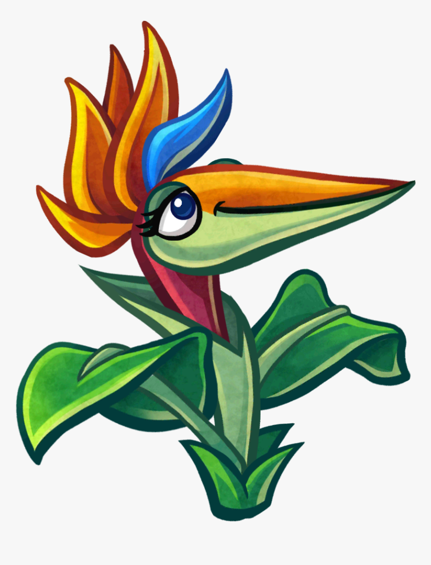 Bird Of Paradise Plants - Plants Vs Zombies Heroes Bird Of Paradise, HD Png Download, Free Download