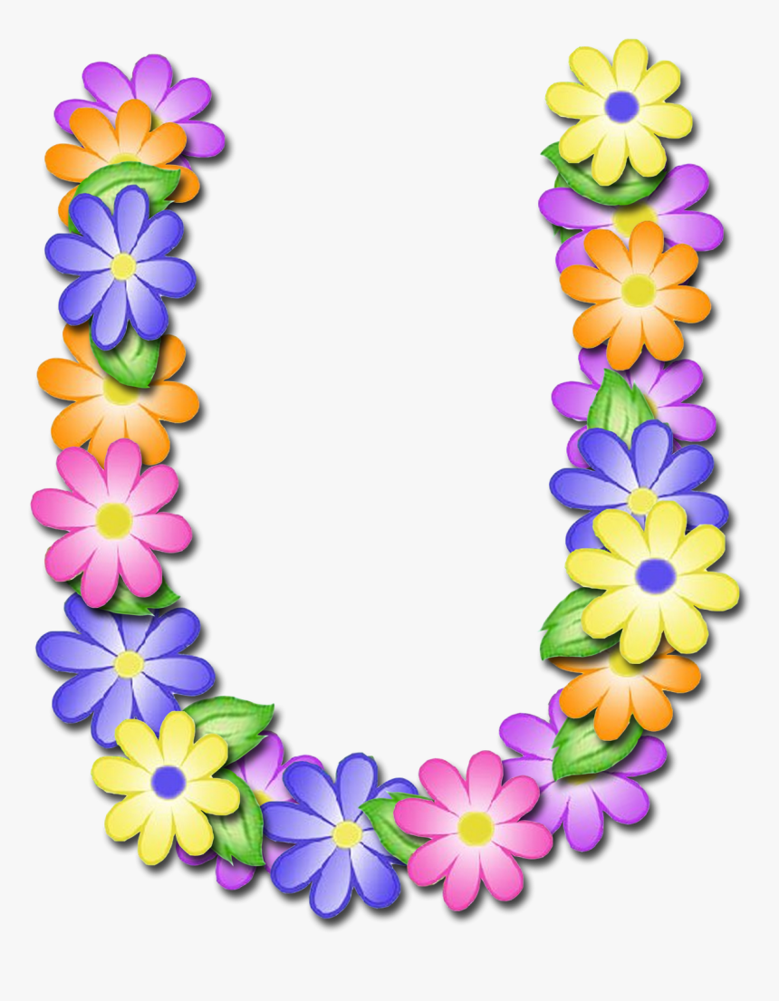 Letter U Floral Clipart, HD Png Download, Free Download