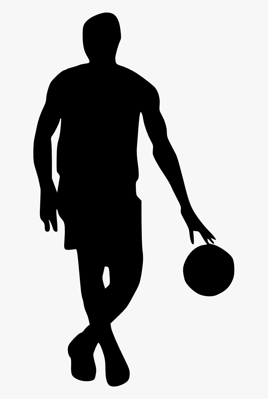 Basketball Player Silhouette Png, Transparent Png, Free Download