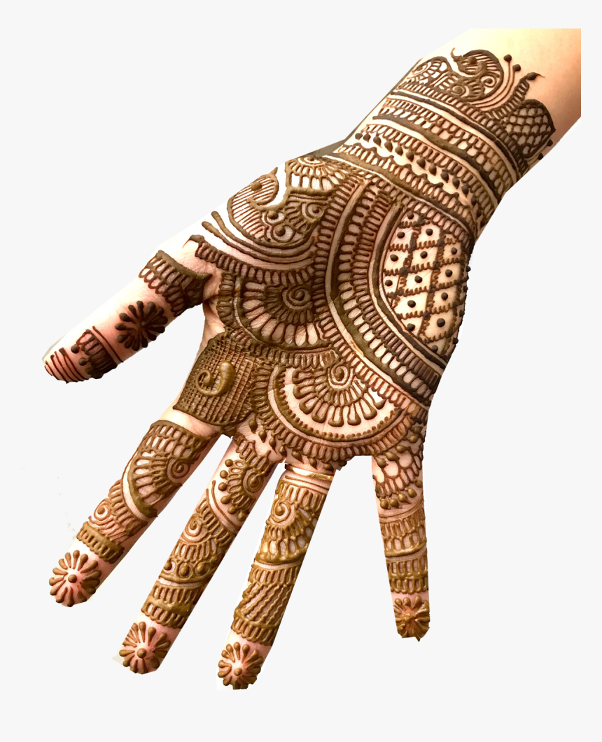 Body Art Henna India Traditional Mehndi Designs - Front Hand Mehndi Design, HD Png Download, Free Download