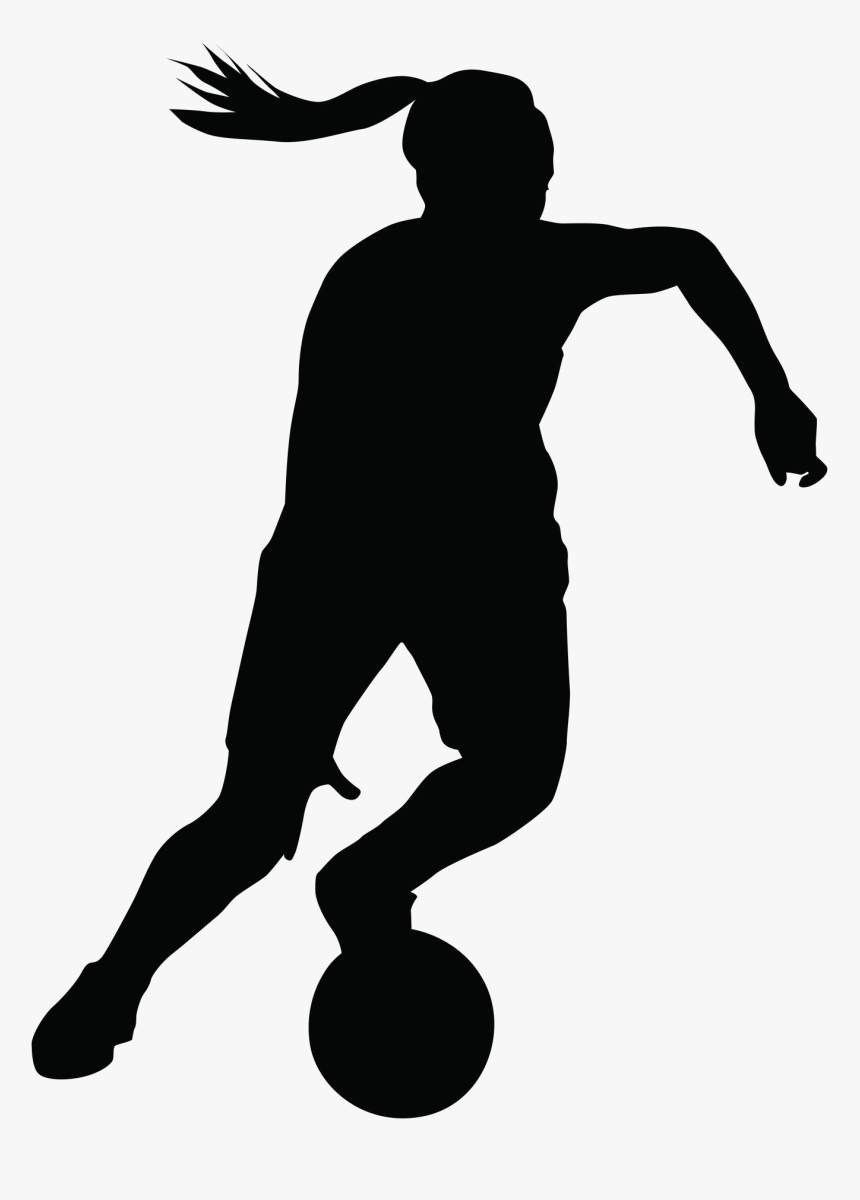 Free Girls Basketball Png Free Stock Images - Girl Soccer Player Silhouette Png, Transparent Png, Free Download