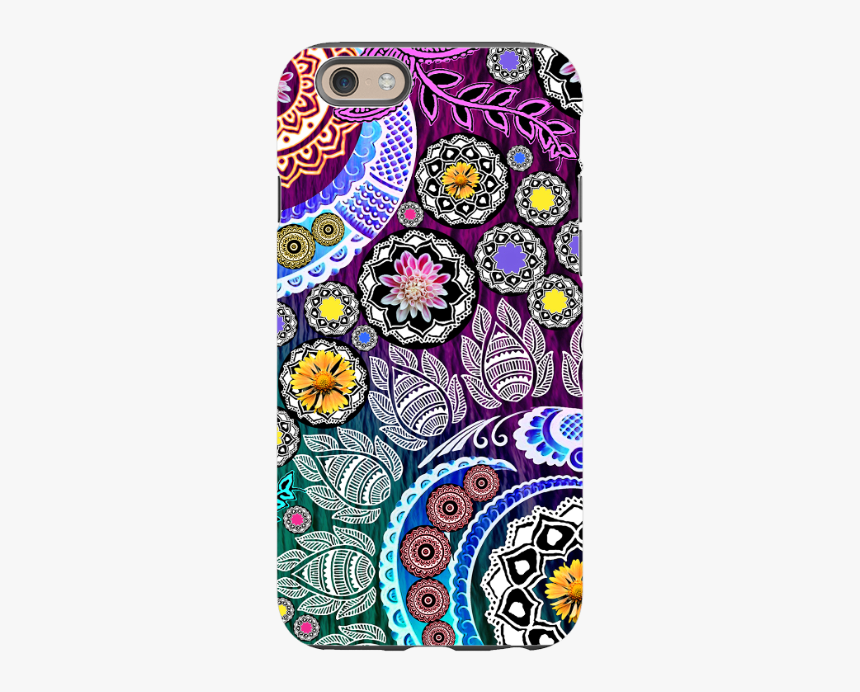 Indian Paisley Iphone 6 6s Tough Case スキン シール Iphone6s お洒落 Hd Png Download Kindpng
