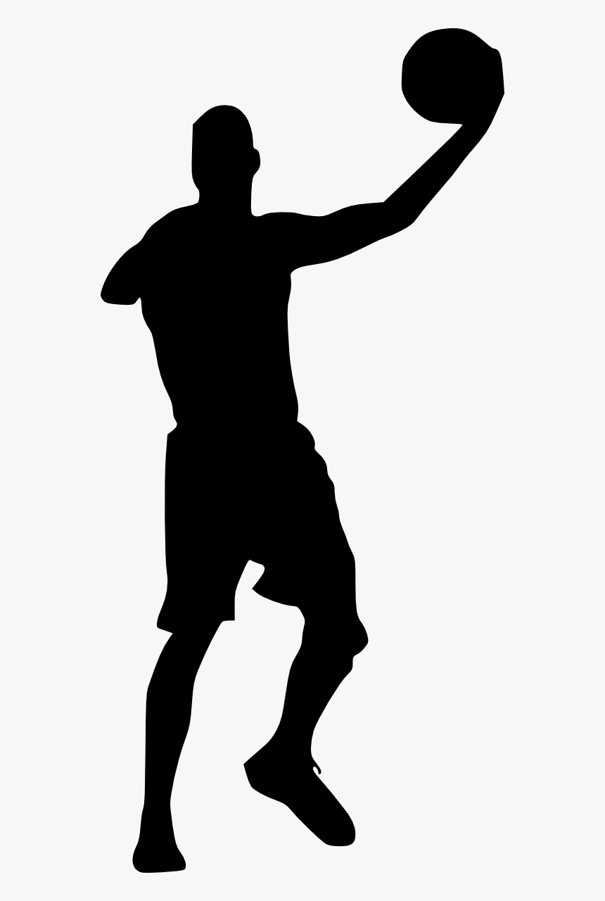 Transparent Background Transparent Silhouette Basketball, HD Png Download, Free Download