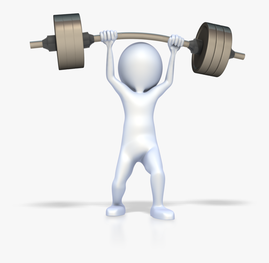 Weight Lifting Stick Figure - Punti Di Forza Immagini, HD Png Download, Free Download