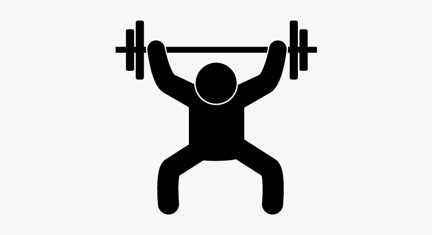 Olympic Weightlifting Weight Training Bodybuilding - Weightlifting Clipart, HD Png Download, Free Download