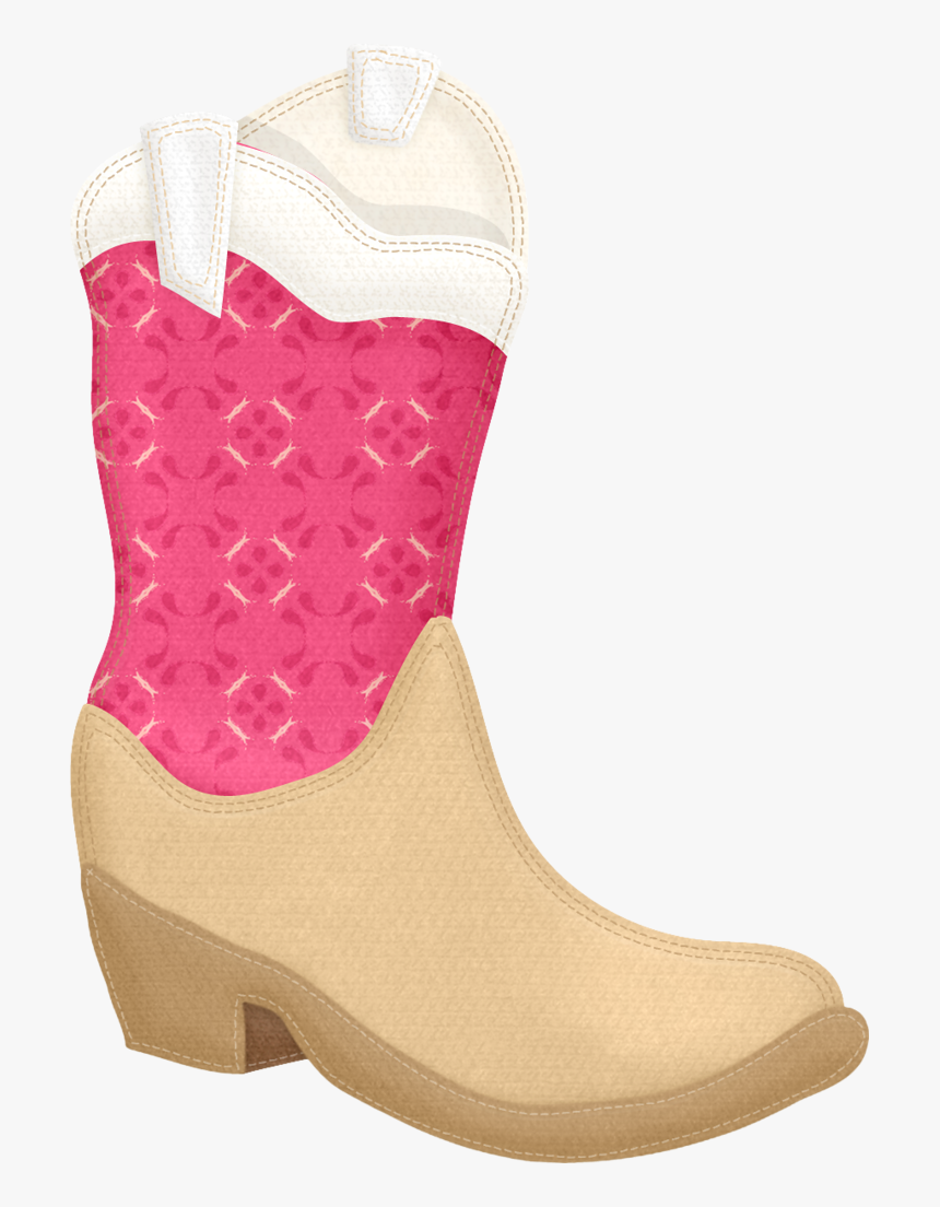 Jpg Royalty Free Library Pink Cowboy Boots Clipart - Bota Vaquera Animada, HD Png Download, Free Download