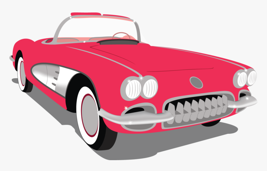 50s Clipart Transparent - Transparent 50s Car Clipart, HD Png Download, Free Download